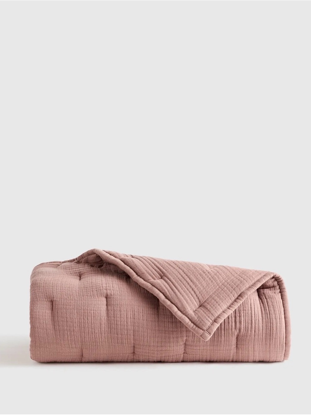 Quince toddler quilt organic Cotton fig pink